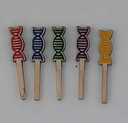 Space & Science Themed Cribbage Board Pegs