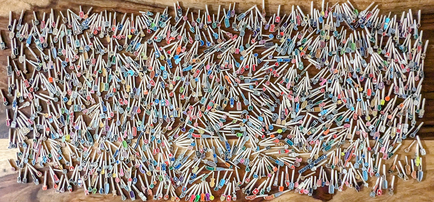 Fun shaped Cribbage board pegs